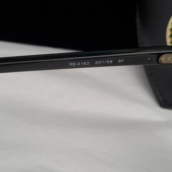 RAY BAN RB4162 POLARIZED CAT 5000 CLASSIC LIKE NEW - Picture 9 of 14